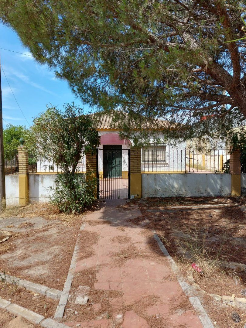 Vista exterior de Casa o xalet en venda en Dos Hermanas amb Terrassa, Piscina i Moblat