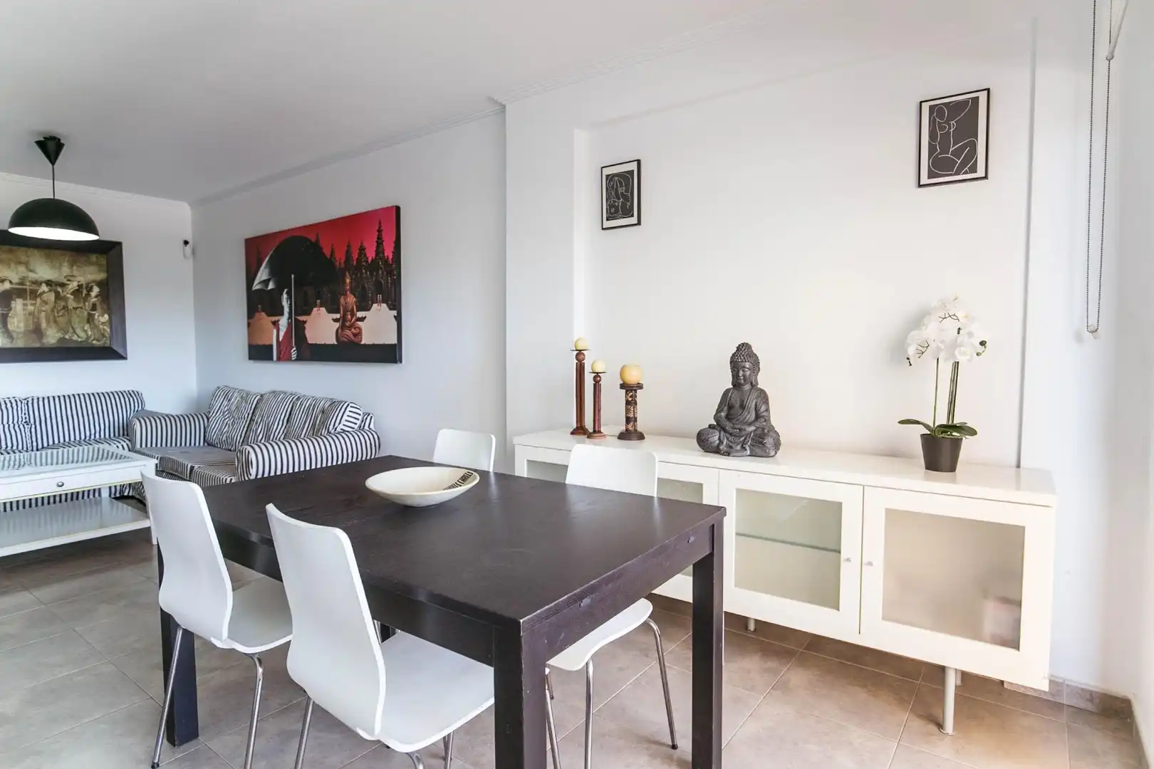 Menjador de Apartament en venda en Elche / Elx amb Aire condicionat, Calefacció i Terrassa