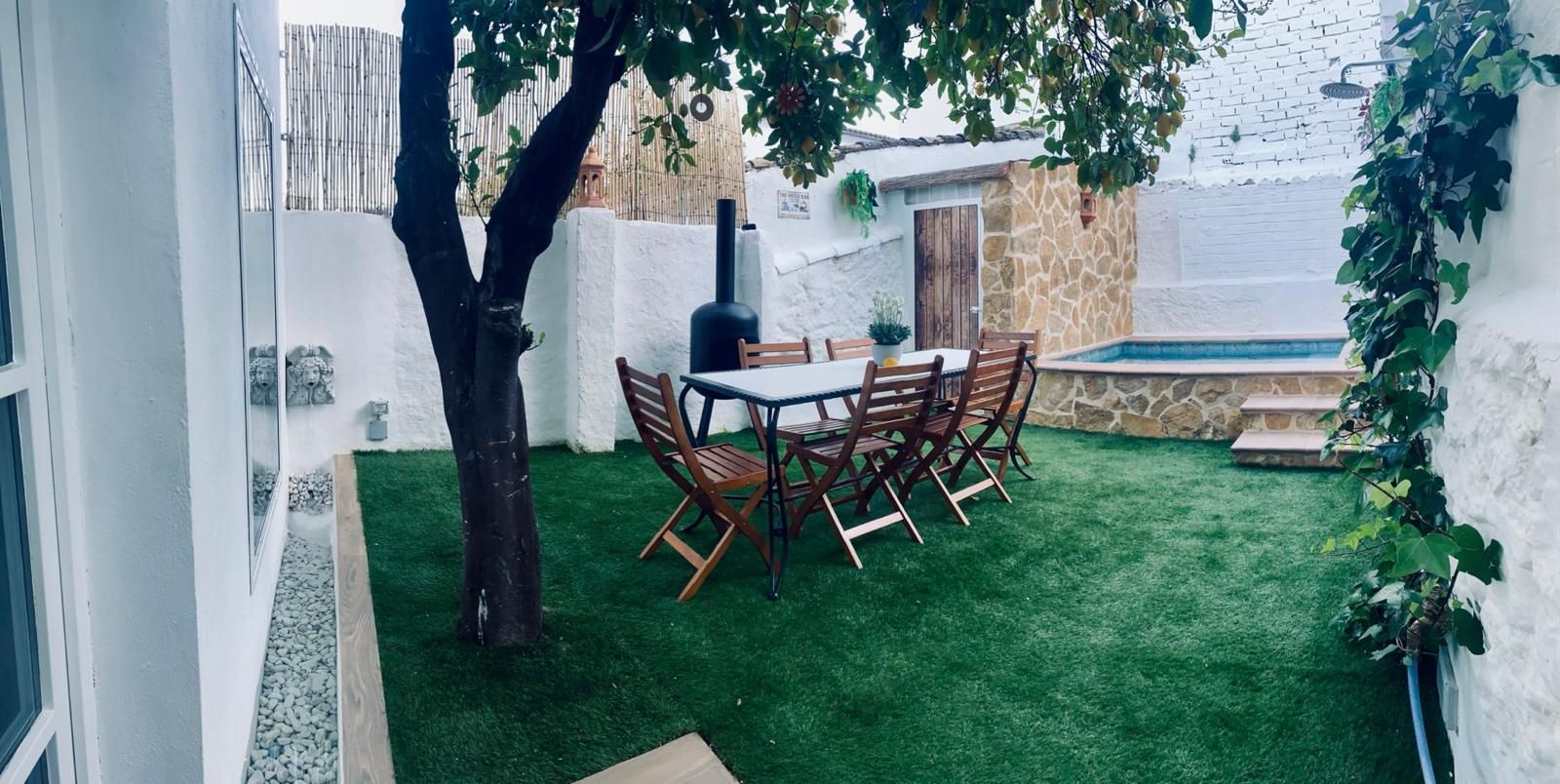 Terrace of Single-family semi-detached for sale in Algodonales  with Air Conditioner, Private garden and Swimming Pool
