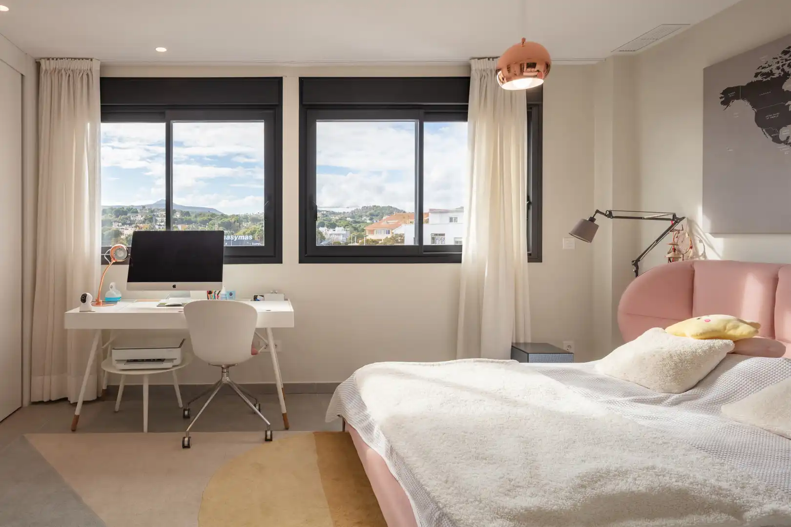 Dormitori de Apartament en venda en Jávea / Xàbia amb Calefacció, Terrassa i Piscina