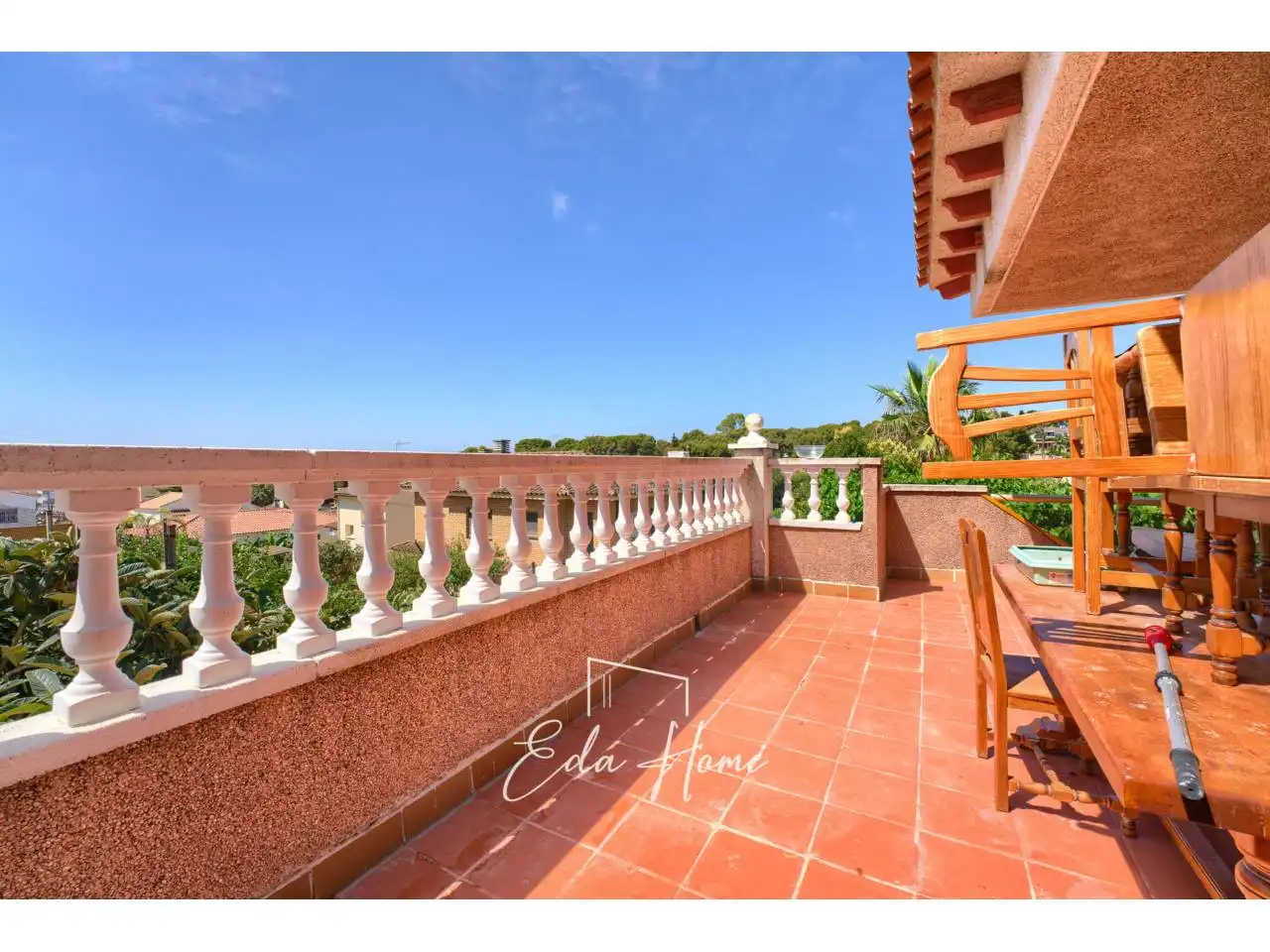 Terrace of Houses for sale in Cunit  with Private garden, Terrace and Furnished