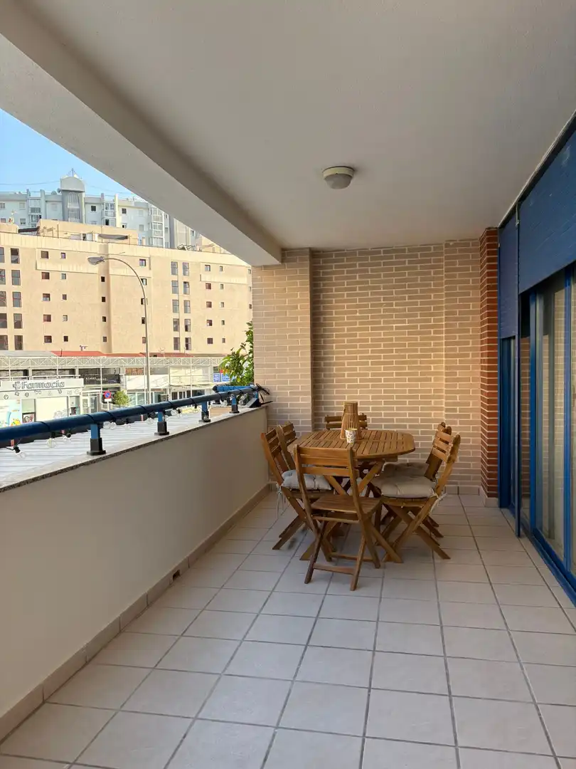 Terraza de Apartamento en venta en Calpe / Calp con Aire acondicionado, Terraza y Piscina