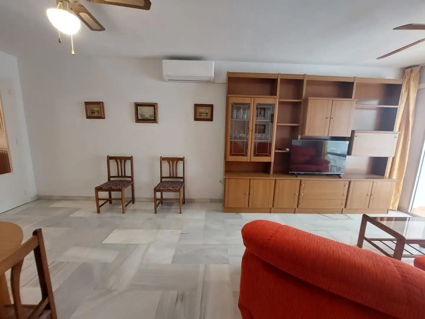 Wohnzimmer von Wohnung zum Verkauf in Fuengirola mit Klimaanlage, Möbliert und Waschmaschine