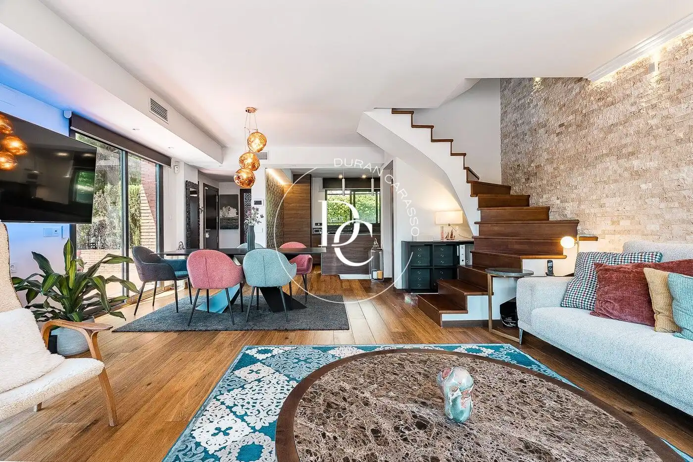 Sala d'estar de Casa o xalet en venda en Sitges amb Aire condicionat, Calefacció i Jardí privat
