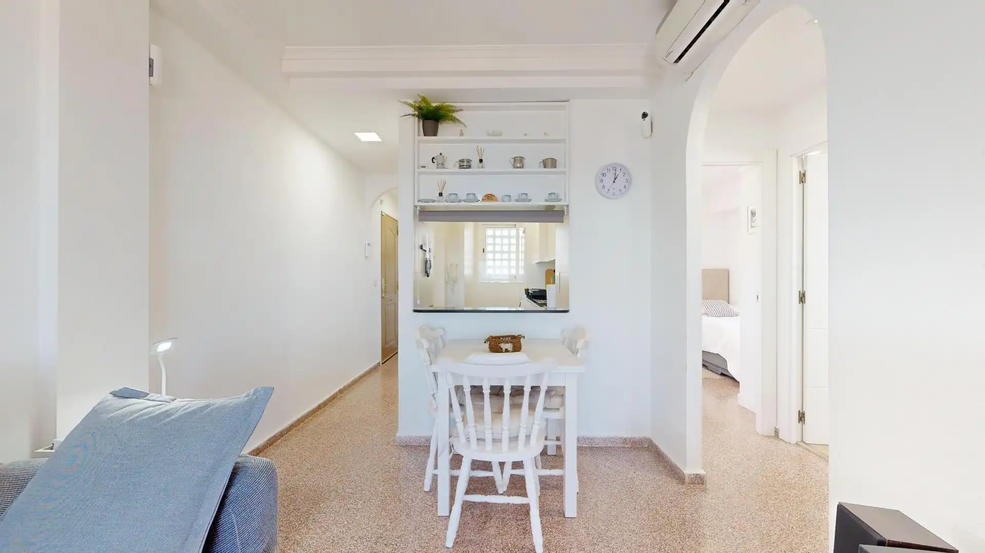 Menjador de Apartament de lloguer en Elche / Elx amb Aire condicionat, Calefacció i Terrassa