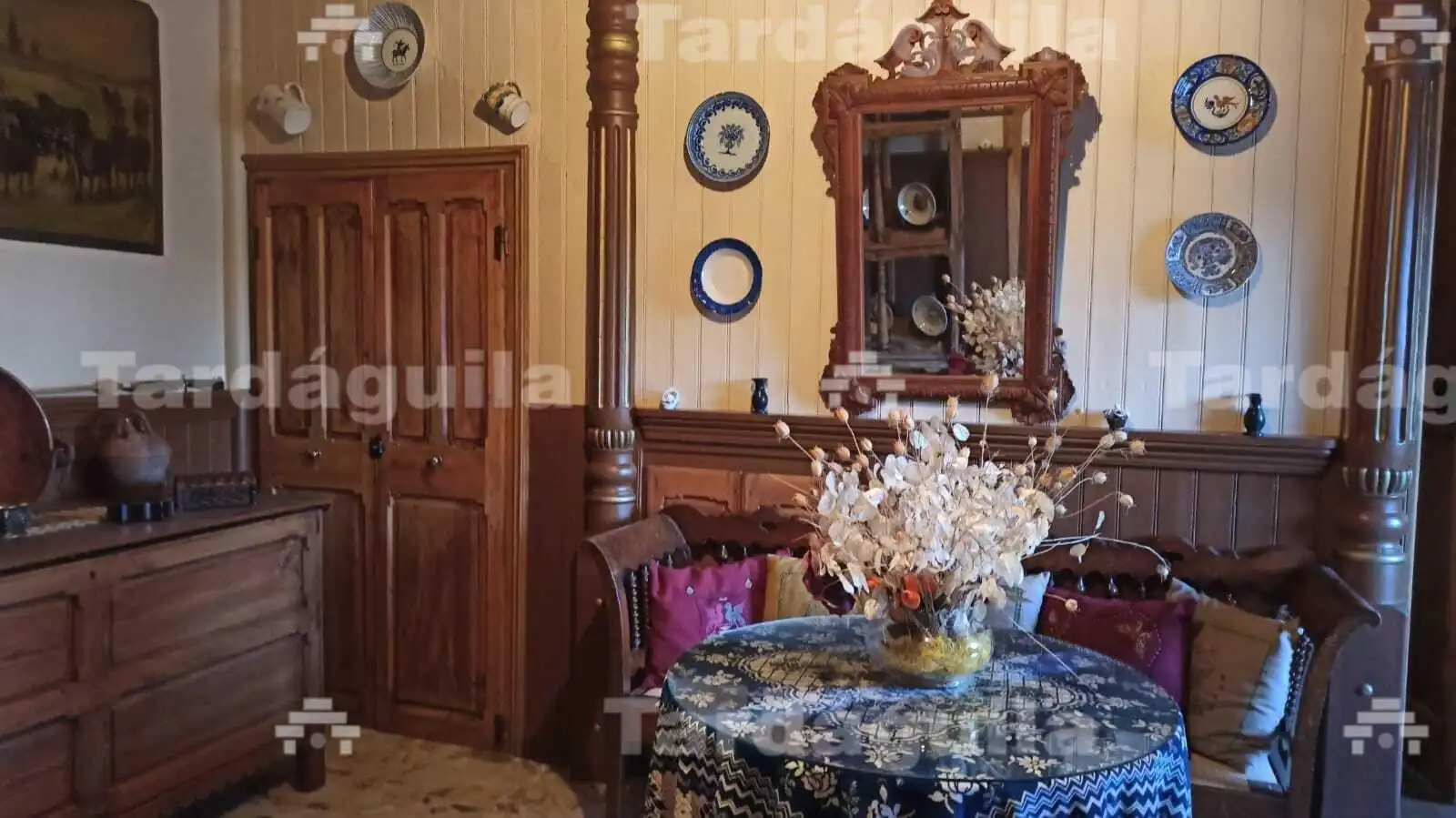 Esszimmer von Country house zum Verkauf in San Muñoz mit Heizung