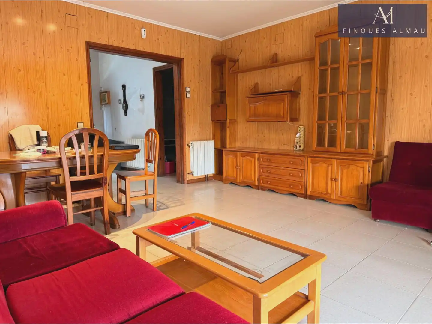 Sala de estar de Casa adosada en venta en Cunit con Jardín privado, Terraza y Amueblado