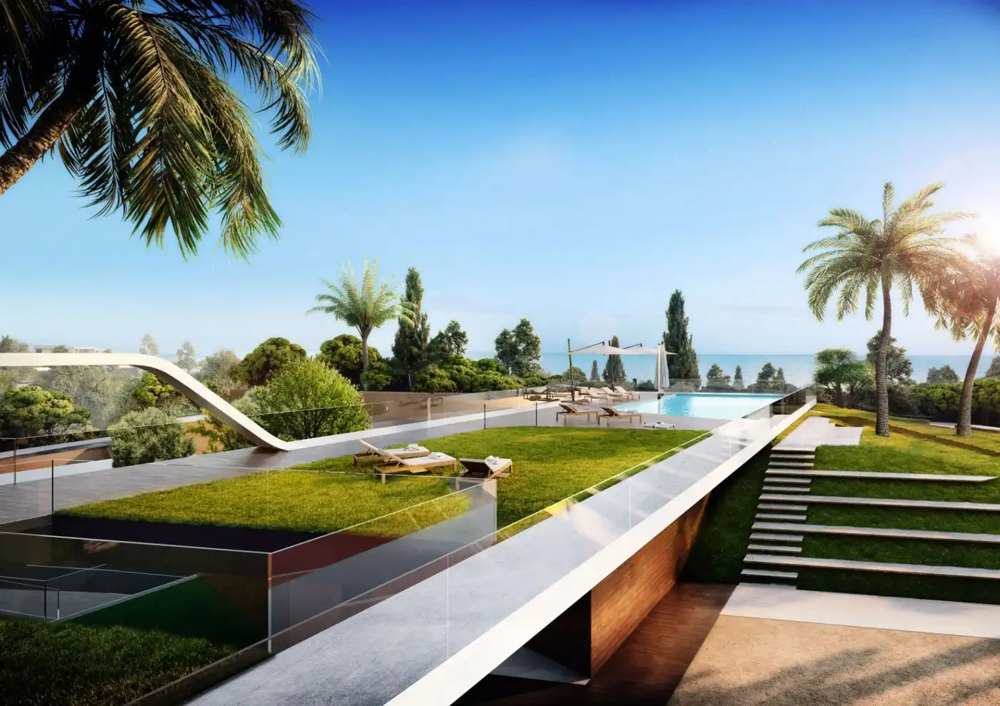 Terraza de Casa adosada en venta en Mijas con Aire acondicionado, Calefacción y Jardín privado