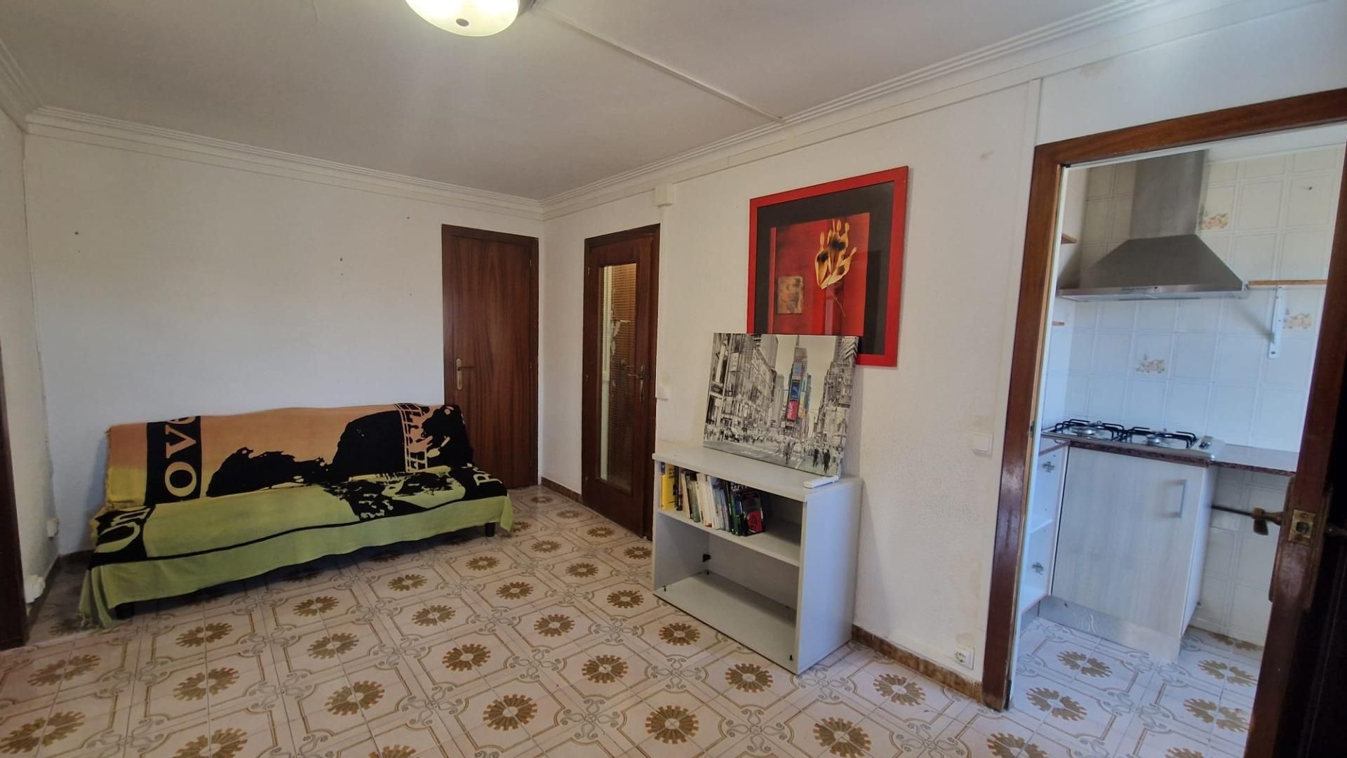 Sala d'estar de Pis en venda en  Barcelona Capital amb Aire condicionat i Traster