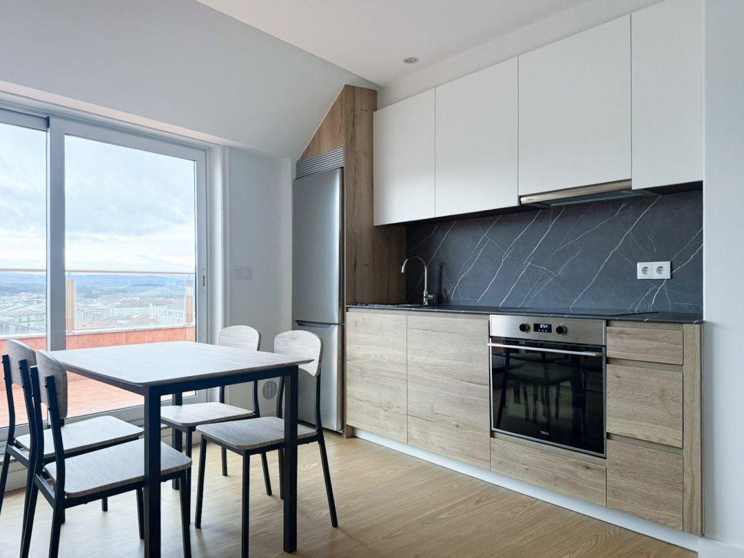 Kitchen of Flat to rent in Carballo  with Air Conditioner, Heating and Terrace