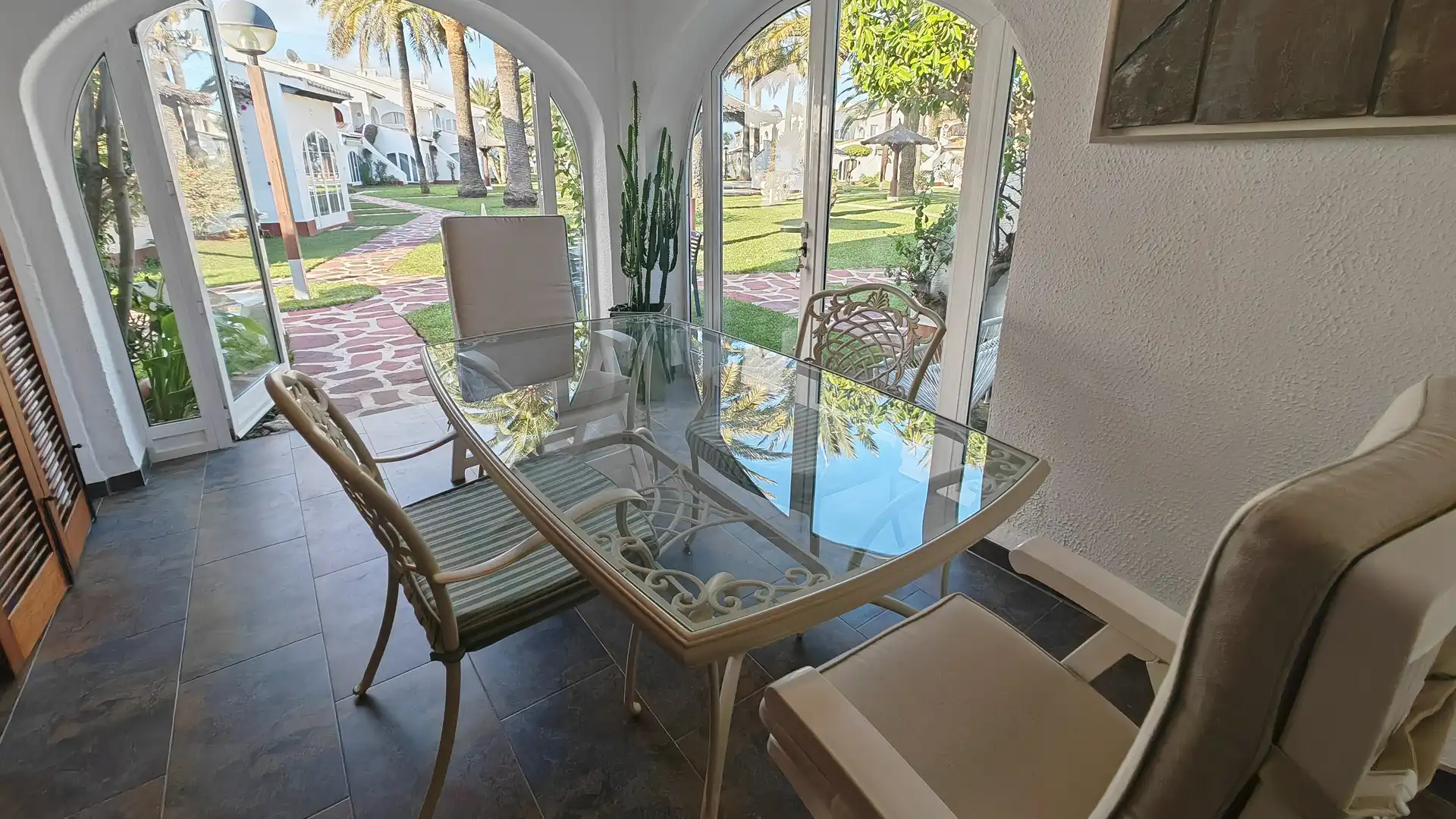 Jardín de Casa adosada en venta en Dénia con Aire acondicionado, Terraza y Trastero