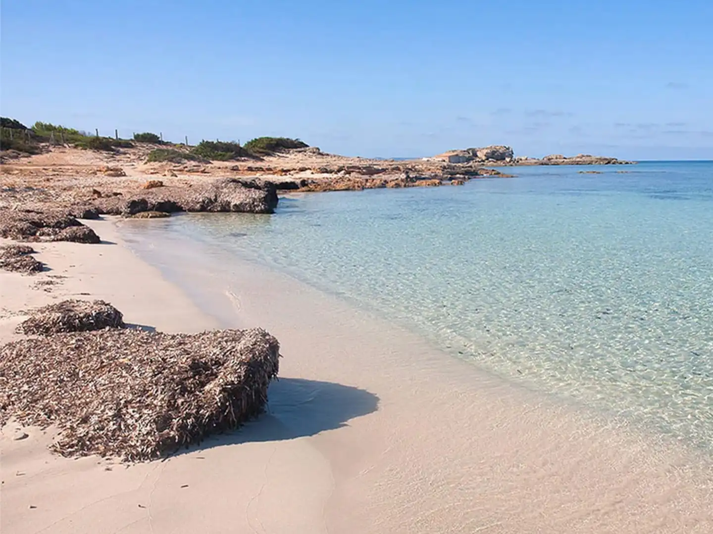 Vista exterior de Apartamento en venta en Ses Salines con Aire acondicionado, Calefacción y Terraza