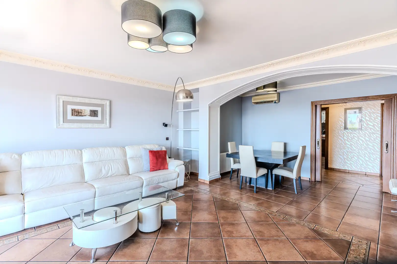 Living room of Flat for sale in Burriana / Borriana  with Air Conditioner, Heating and Terrace