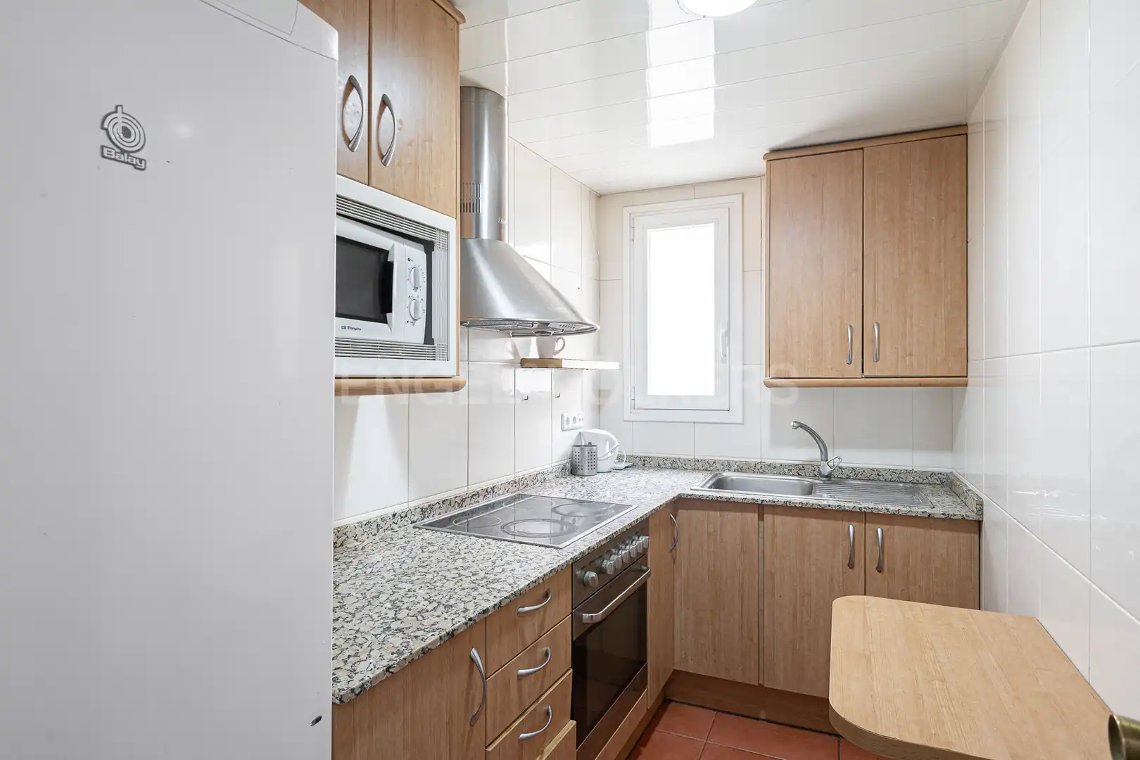 Kitchen of Flat for rent in Barcelona  with Air Conditioner, Heating and Furnished