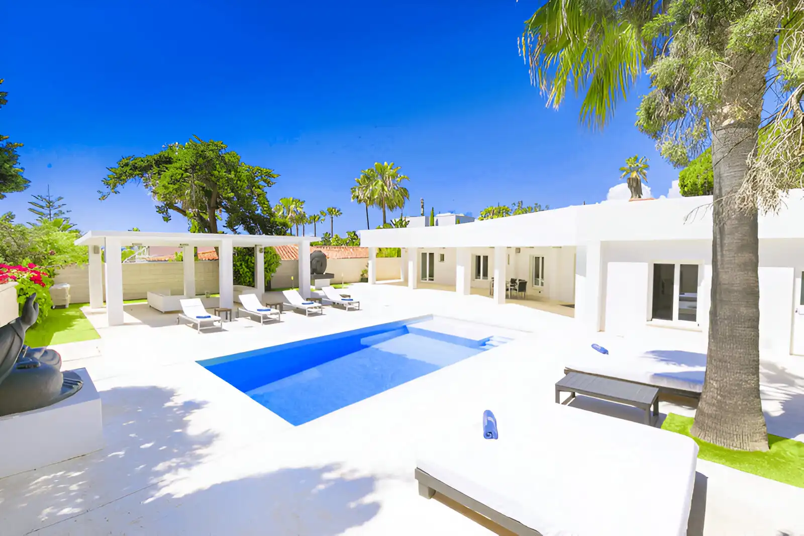 Piscina de Casa o chalet en venta en Marbella con Aire acondicionado, Jardín privado y Terraza