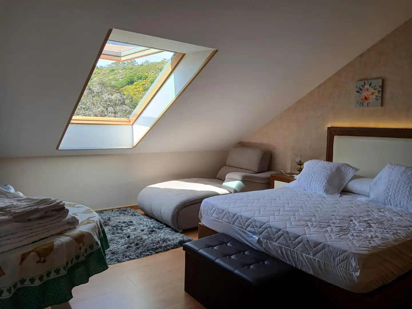 Schlafzimmer von Wohnung zum Verkauf in Muros mit Heizung, Terrasse und Abstellraum