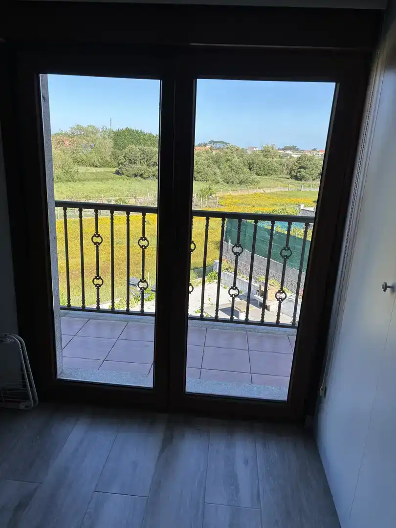 Terraza de Piso de alquiler en Ribeira con Jardín privado, Amueblado y Balcón