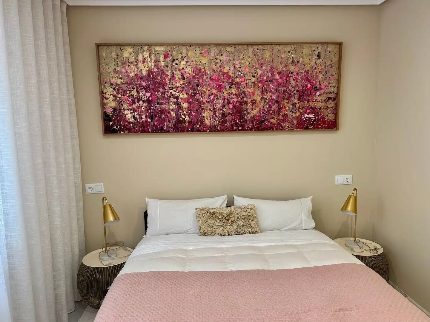 Habitación de Apartamento de alquiler en Altea con Aire acondicionado, Calefacción y Jardín privado