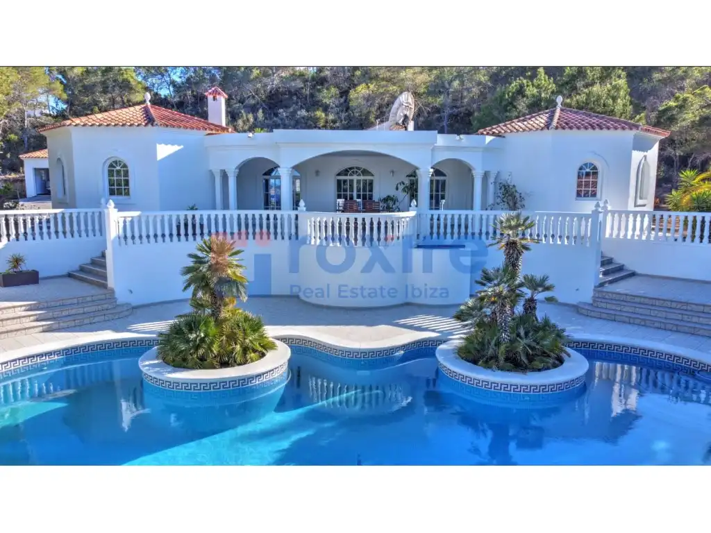 Exterior view of Houses for rent in Sant Josep de sa Talaia  with Air Conditioner, Private garden and Terrace