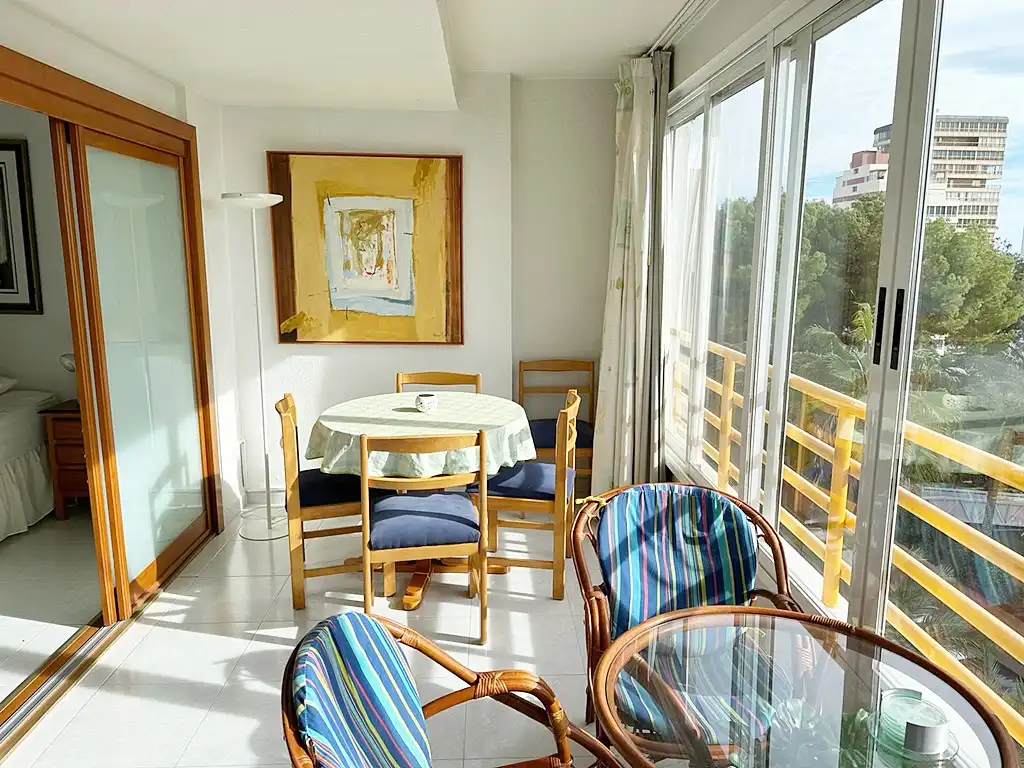 Comedor de Piso en venta en Benidorm con Aire acondicionado, Jardín privado y Terraza