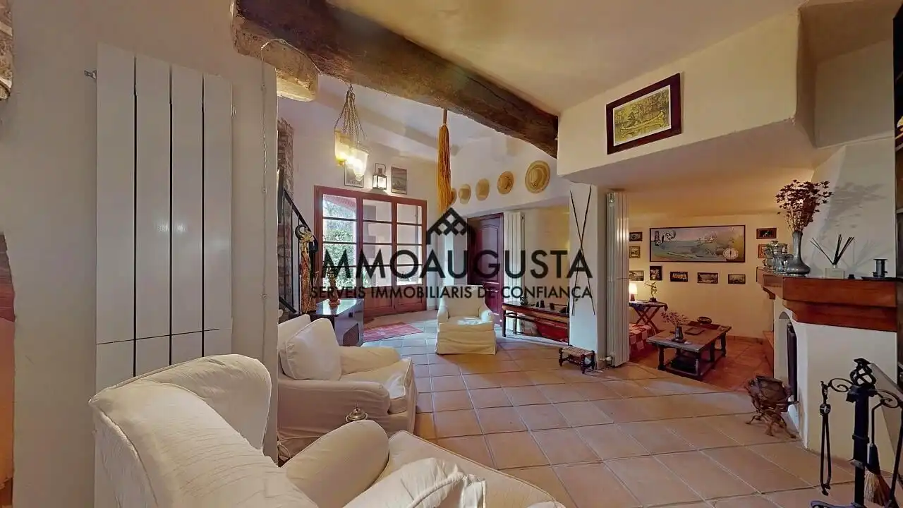 Sala de estar de Finca rústica en venta en Collbató con Aire acondicionado, Calefacción y Terraza