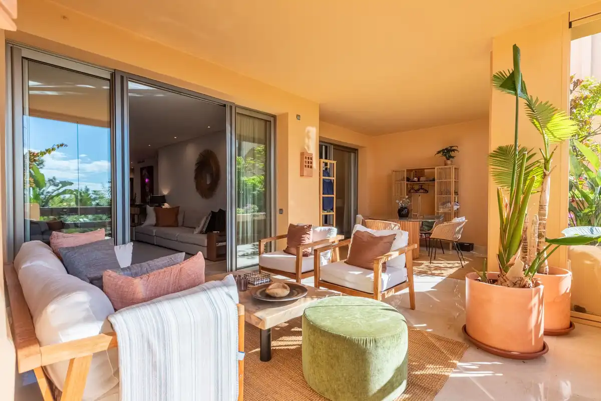 Terraza de Apartamento en venta en Marbella con Aire acondicionado, Terraza y Piscina