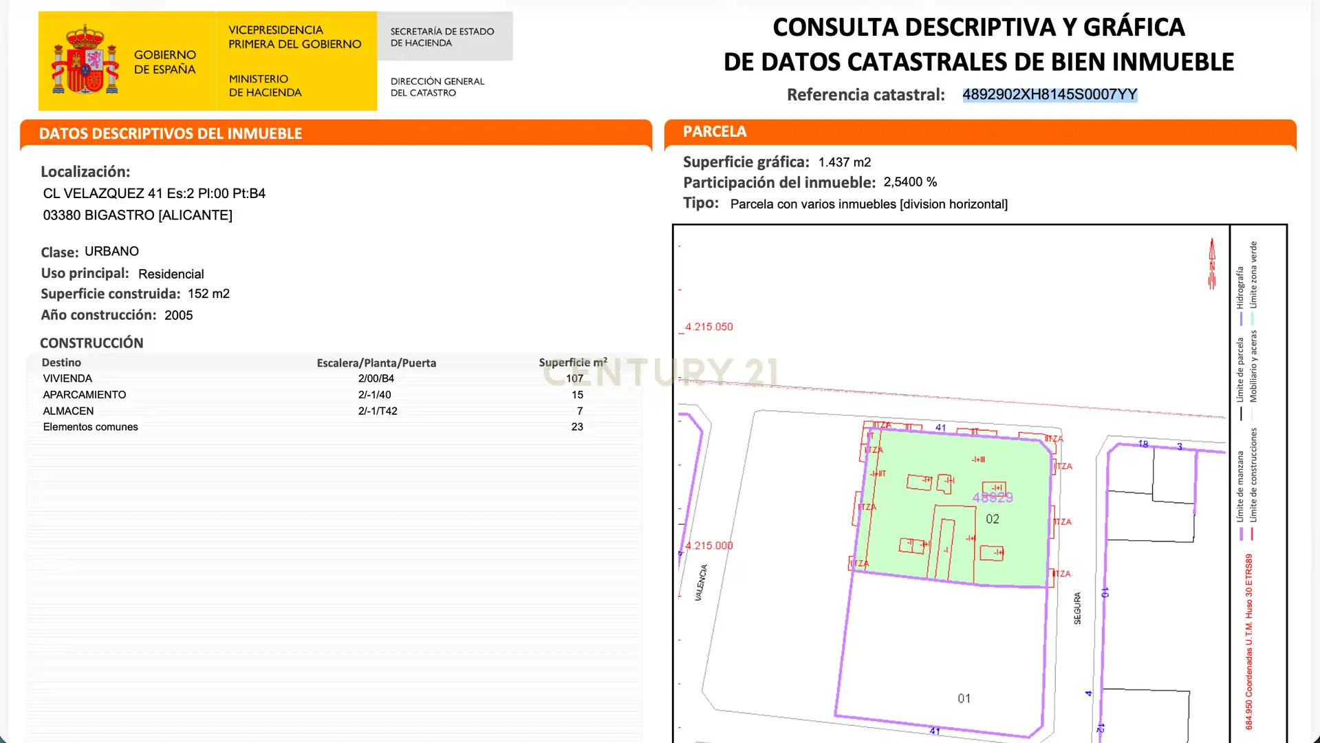 Piso en venta en Bigastro