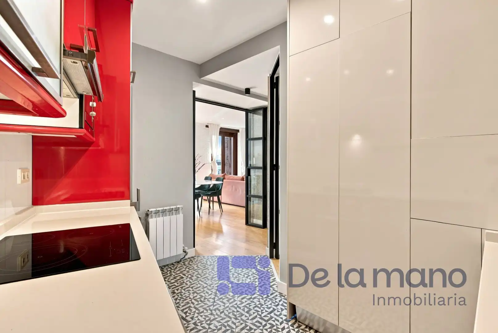 Kitchen of Flat for rent in Madrid  with Air Conditioner, Heating and Furnished