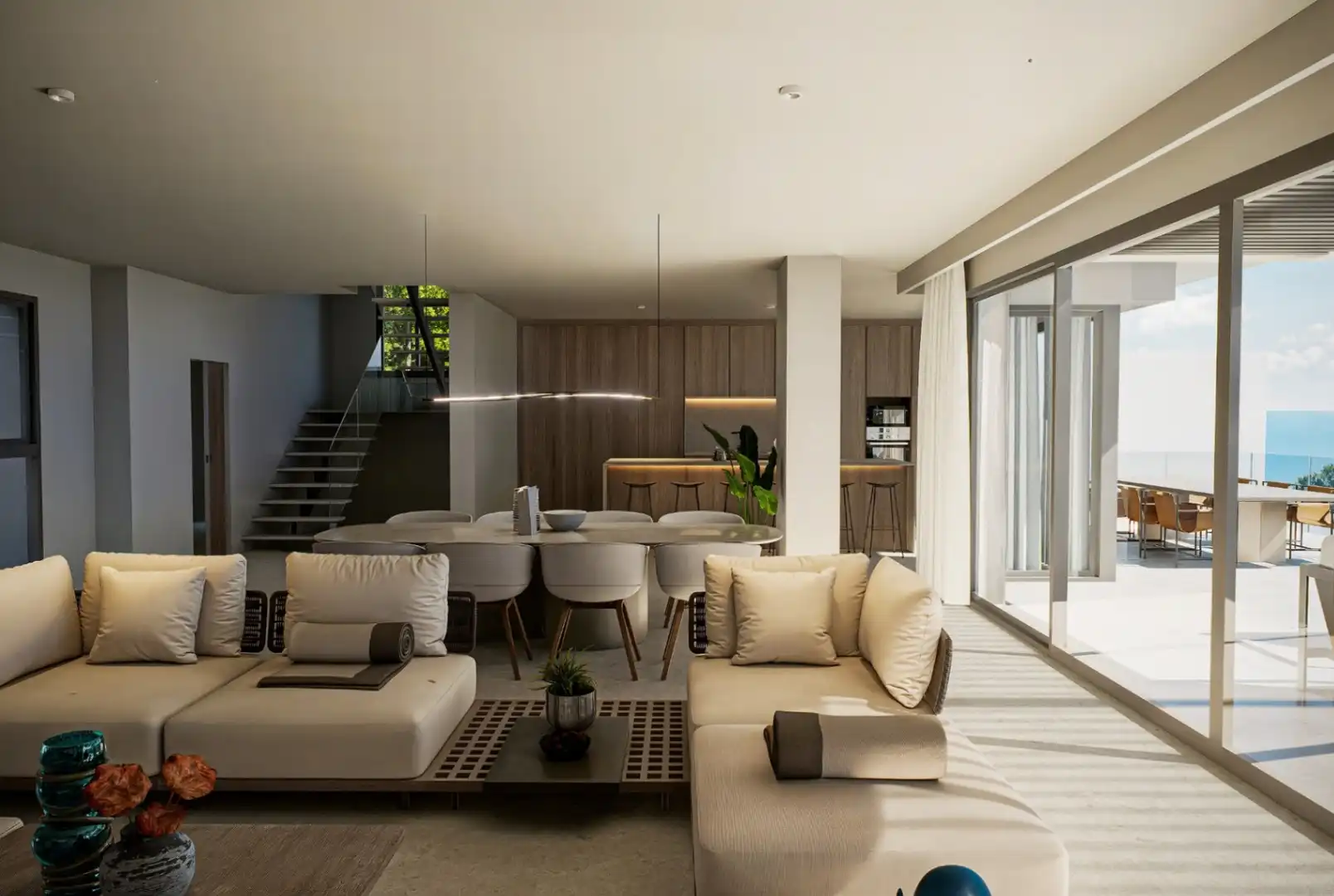 Living room of Houses for sale in Altea  with Air Conditioner, Private garden and Terrace