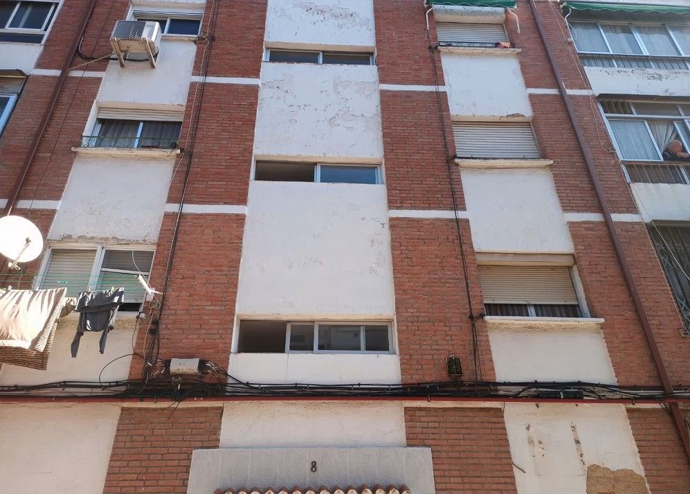Vista exterior de Piso en venta en  Madrid Capital con Calefacción