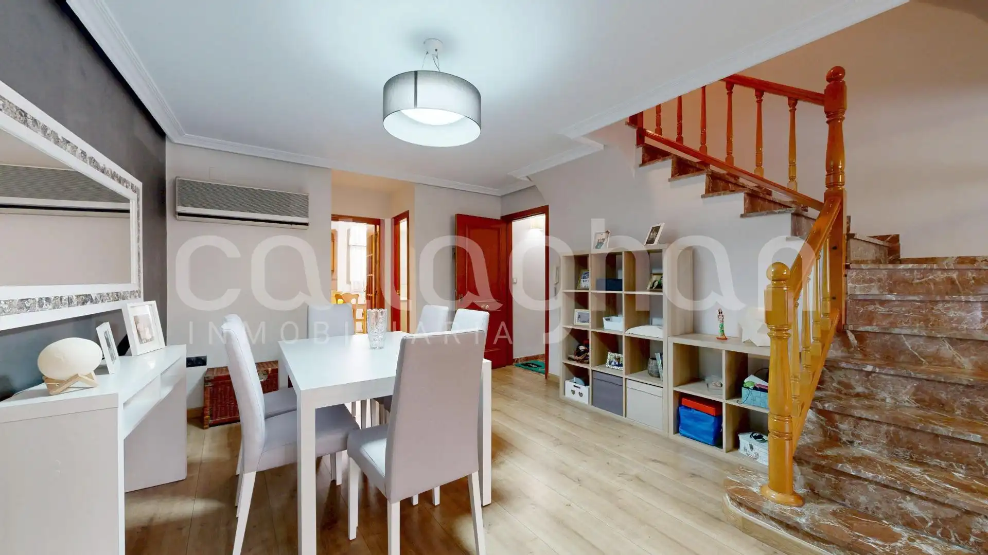 Sala de estar de Casa adosada en venta en Benetússer con Aire acondicionado, Calefacción y Terraza