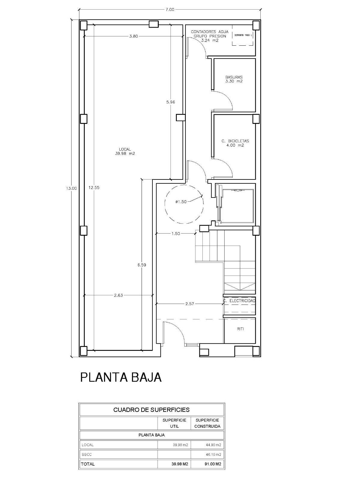 Planta baja for sale in  Albacete Capital  with Air Conditioner, Terrace and Balcony