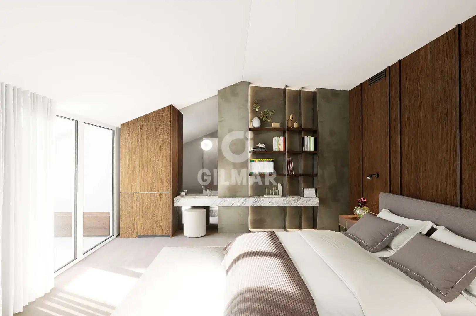 Bedroom of Duplexes for sale in Madrid  with Heating and Balcony