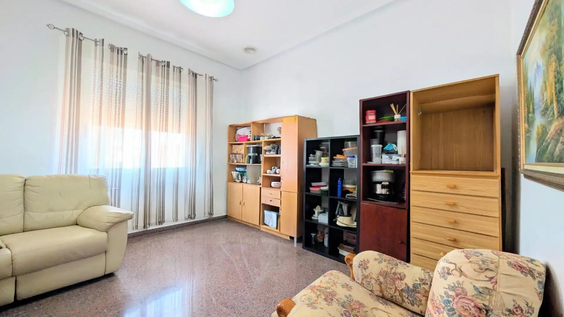 Sala d'estar de Casa o xalet en venda en Elche / Elx amb Aire condicionat, Calefacció i Jardí privat