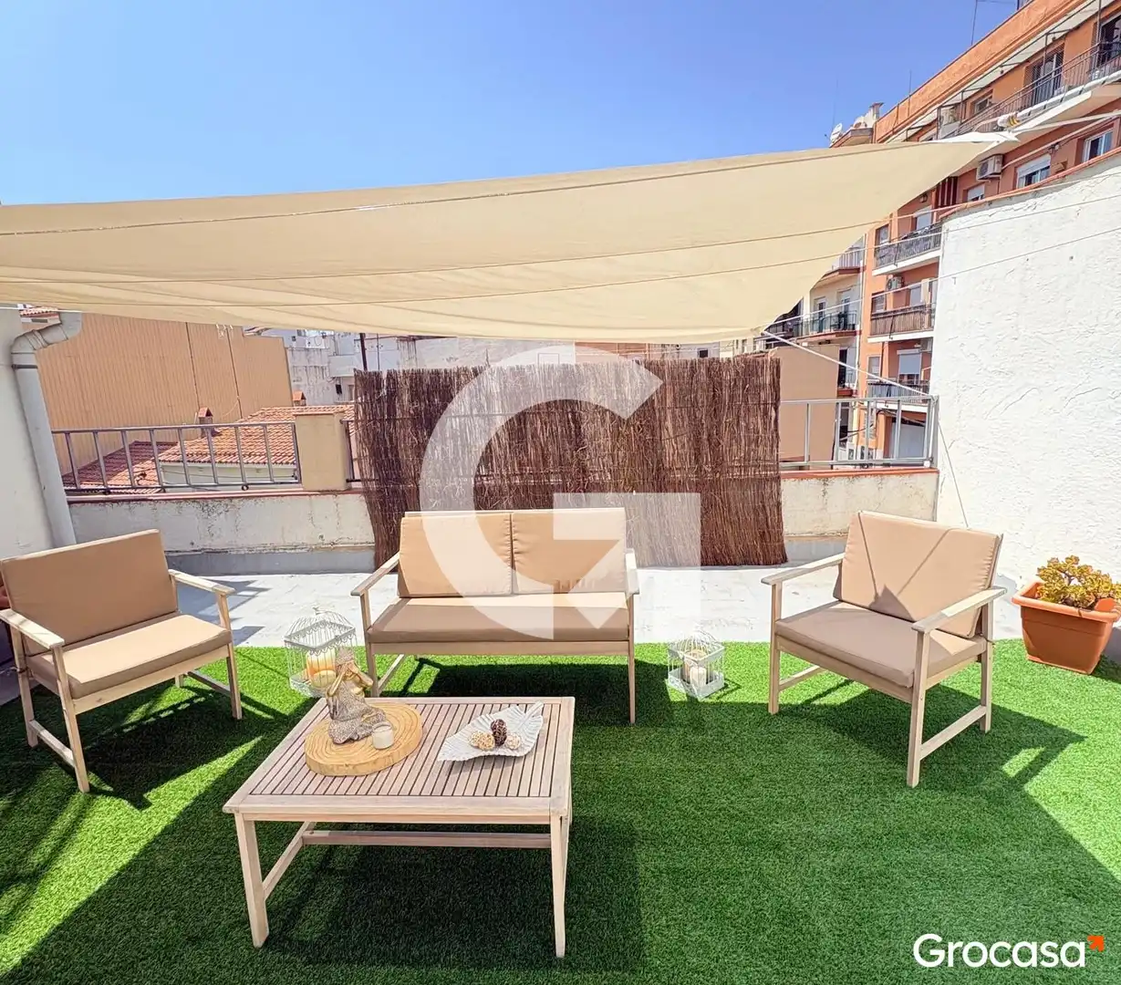 Terrace of Flat for sale in Mataró  with Air Conditioner, Heating and Terrace