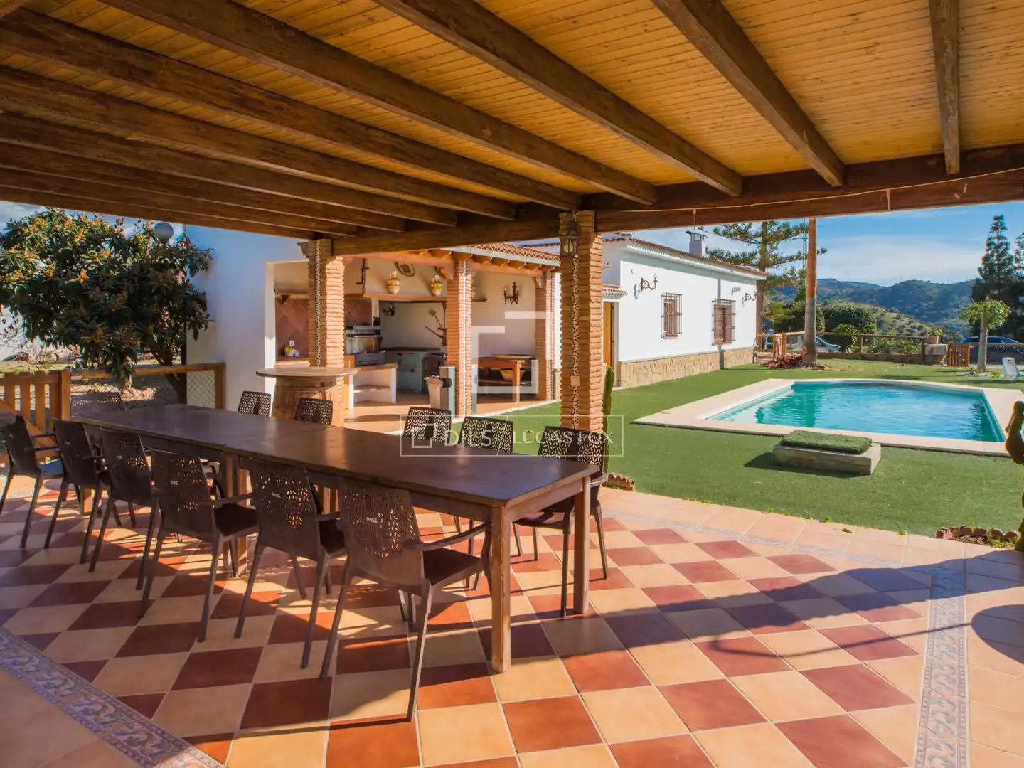 Terrassa de Casa o xalet en venda en Málaga amb Aire condicionat, Calefacció i Jardí privat