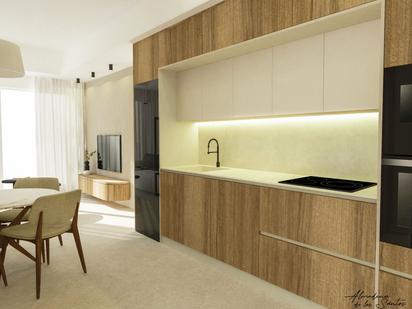 Kitchen of Flat for sale in Alhama de Murcia  with Air Conditioner, Private garden and Terrace
