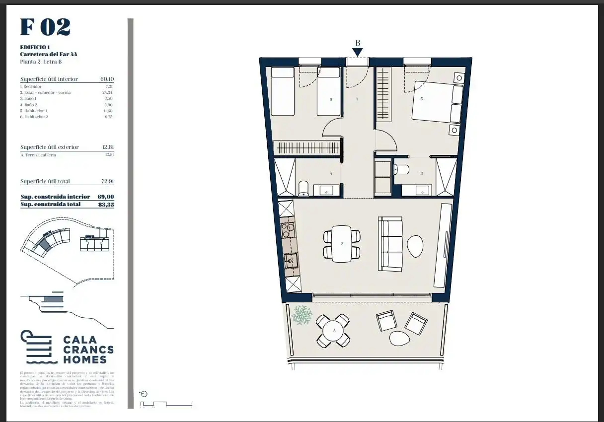 Apartment with terrace for sale in Pla de Maset - Cap de Salou, imagen 13