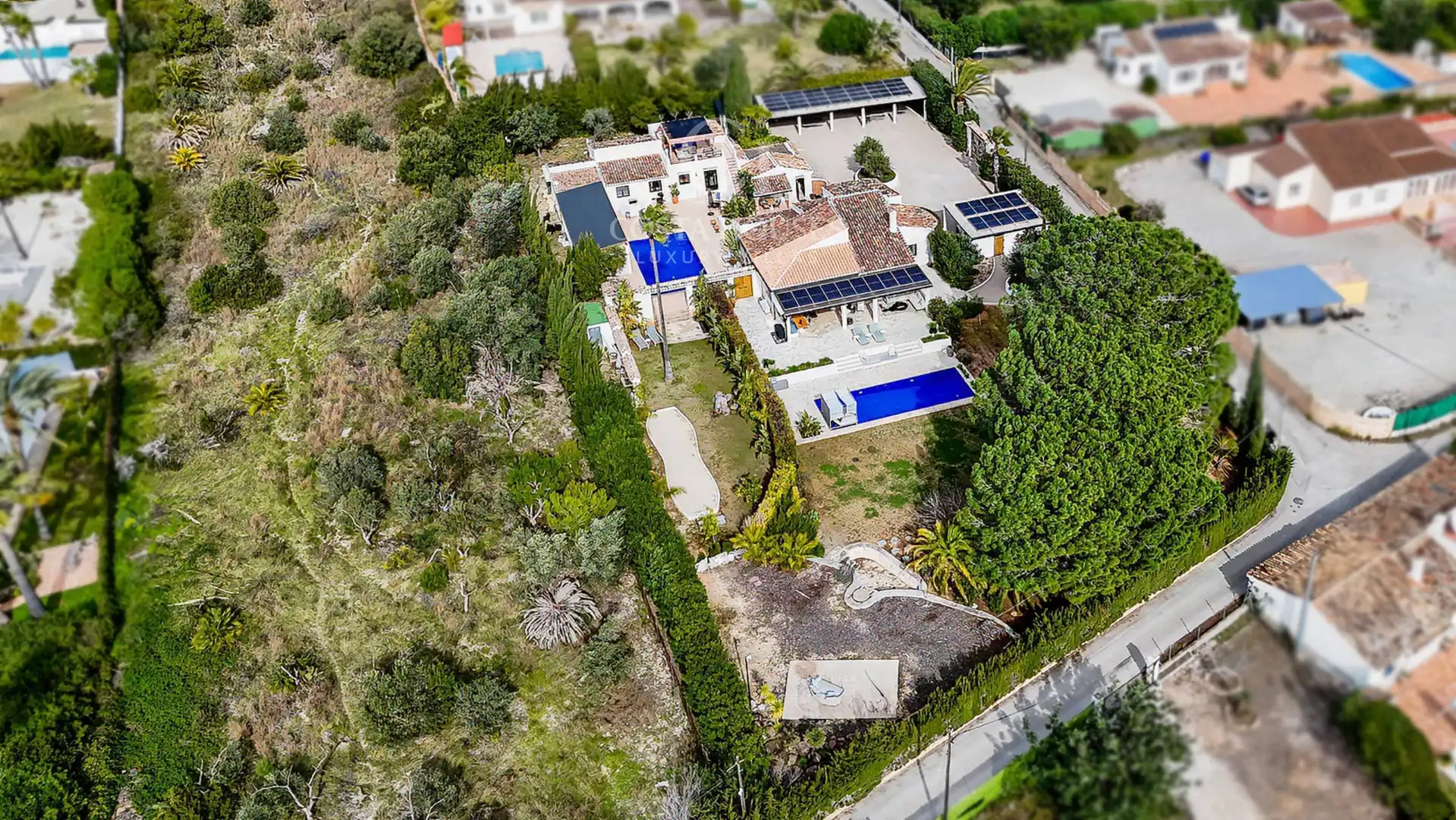 Exterior view of Houses for sale in Jávea / Xàbia  with Air Conditioner, Heating and Private garden