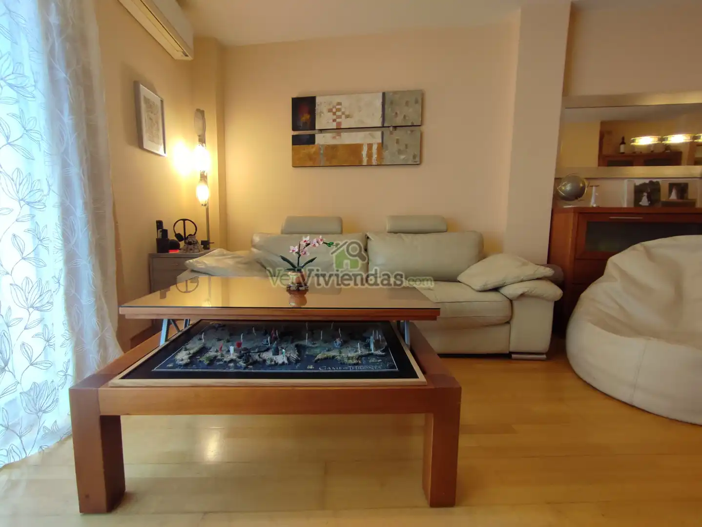 Sala de estar de Piso en venta en Barcelona con Aire acondicionado, Calefacción y Parquet