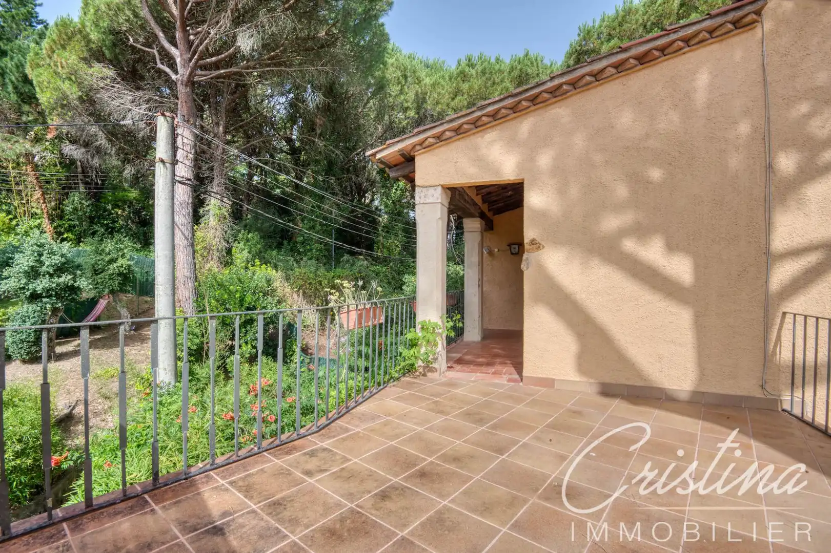 Vista exterior de Casa adosada en venta en Santa Cristina d'Aro con Calefacción, Jardín privado y Terraza