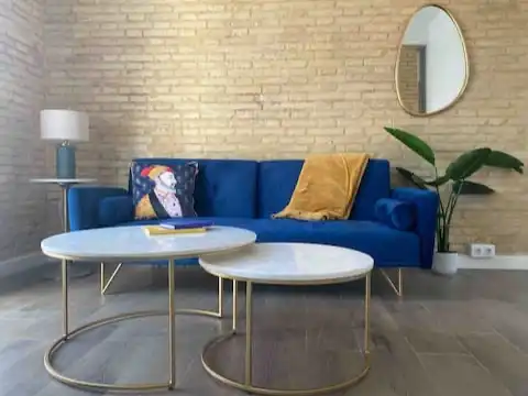 Living room of Flat for rent in  Valencia Capital  with Air Conditioner