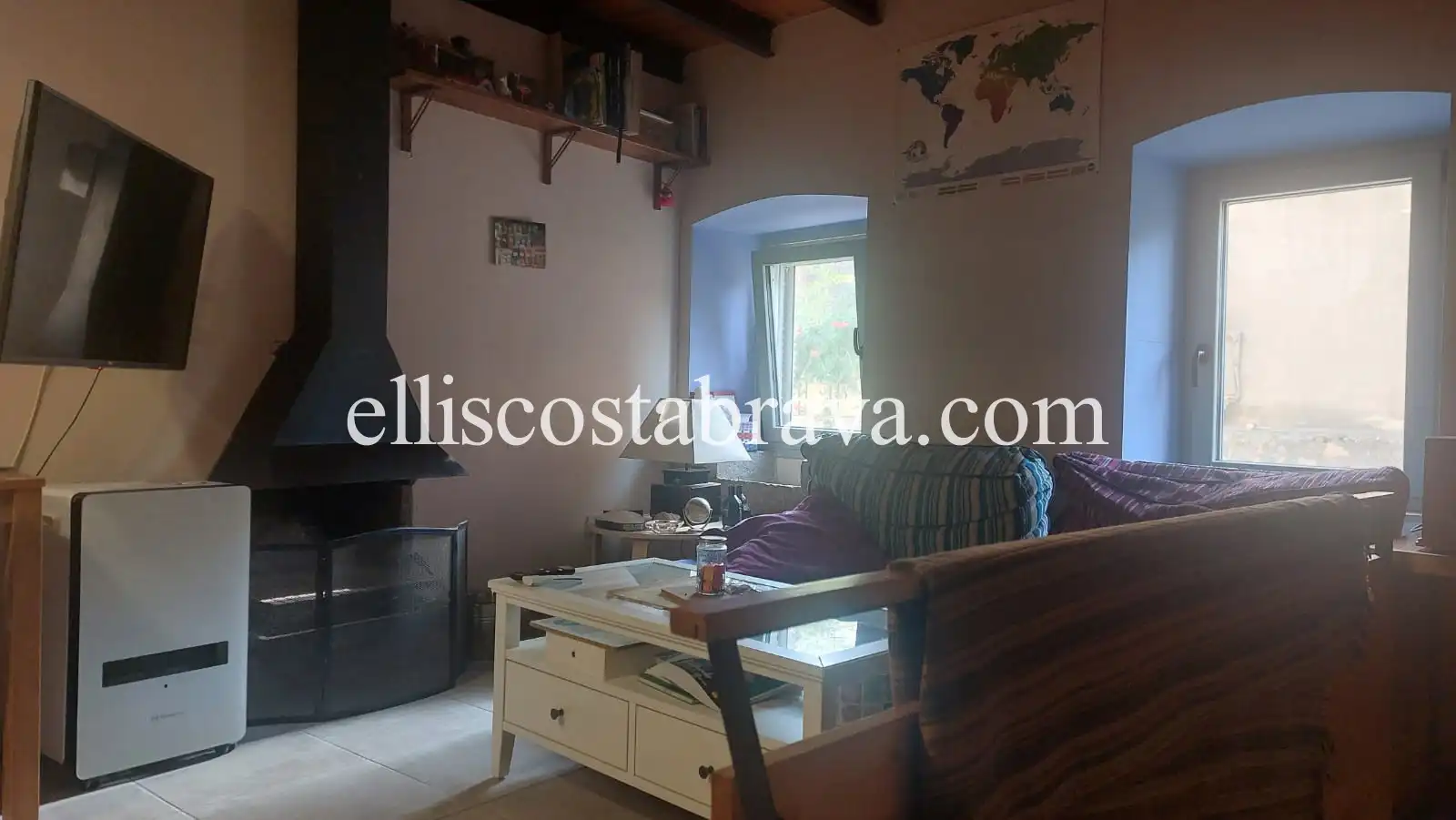 Sala d'estar de Casa adosada en venda en Albons amb Aire condicionat i Terrassa