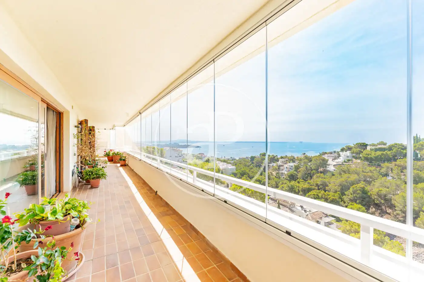 Terrasse von Dachboden zum Verkauf in Calvià mit Klimaanlage, Heizung und Terrasse