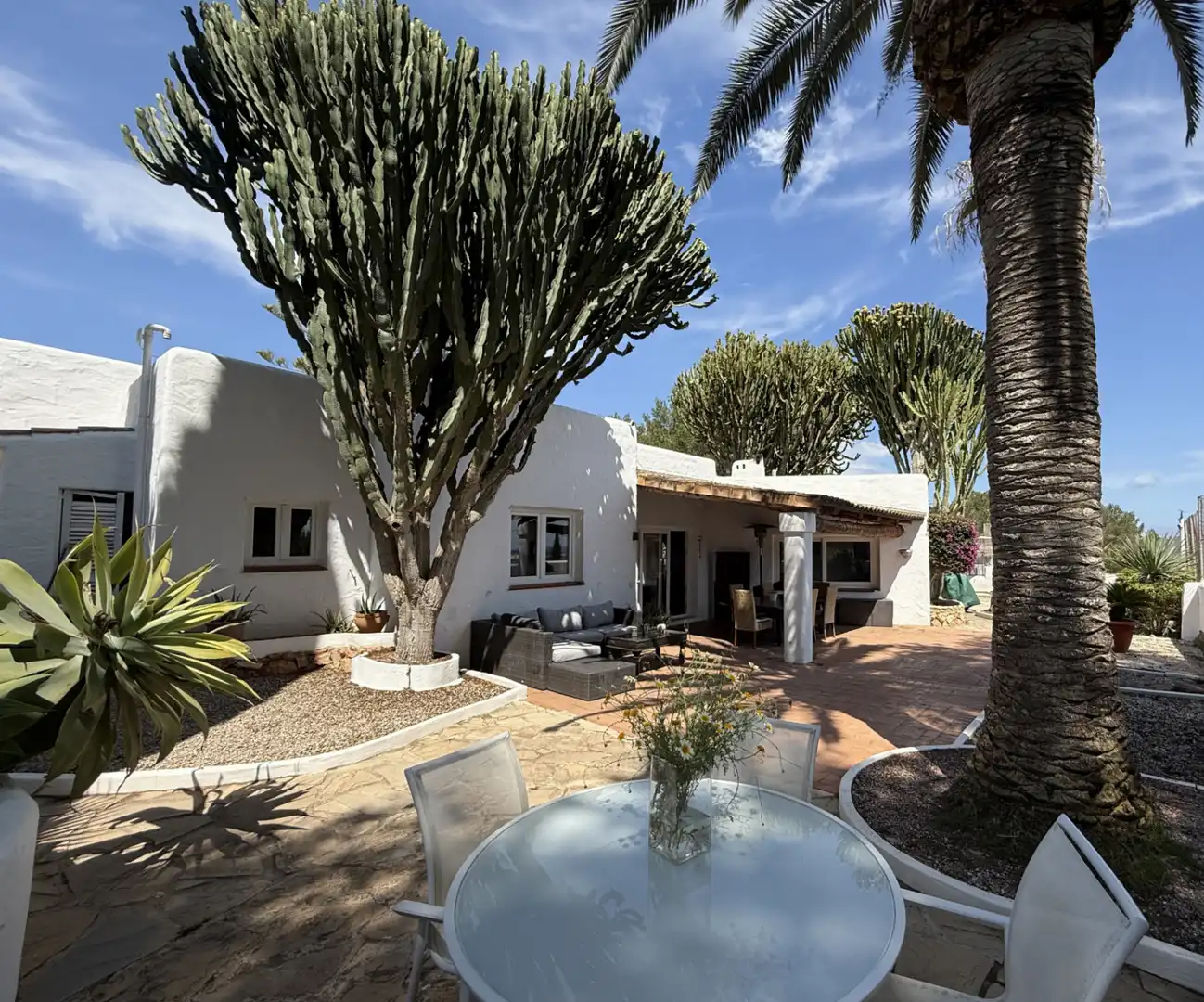 Exterior view of Houses for sale in Sant Antoni de Portmany  with Air Conditioner, Heating and Private garden