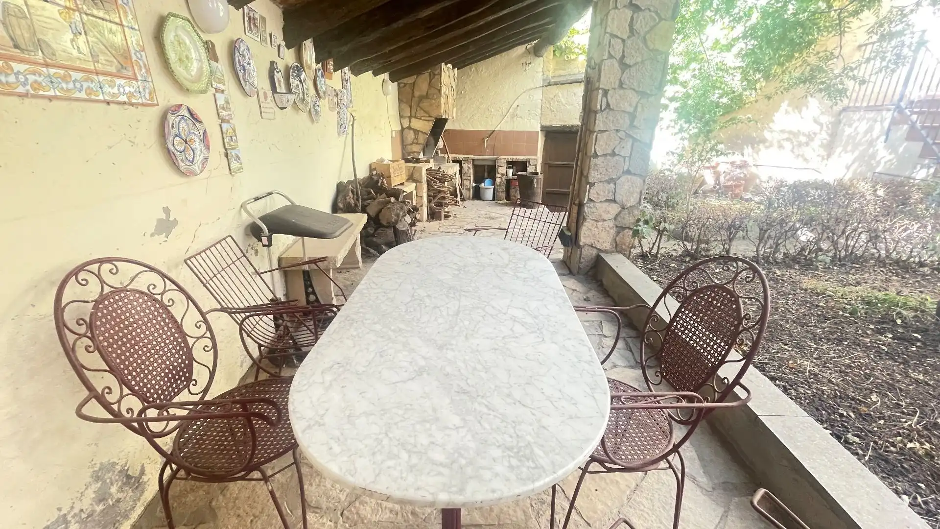 Terraza de Finca rústica en venta en Vallbona de Les Monges con Calefacción, Jardín privado y Trastero