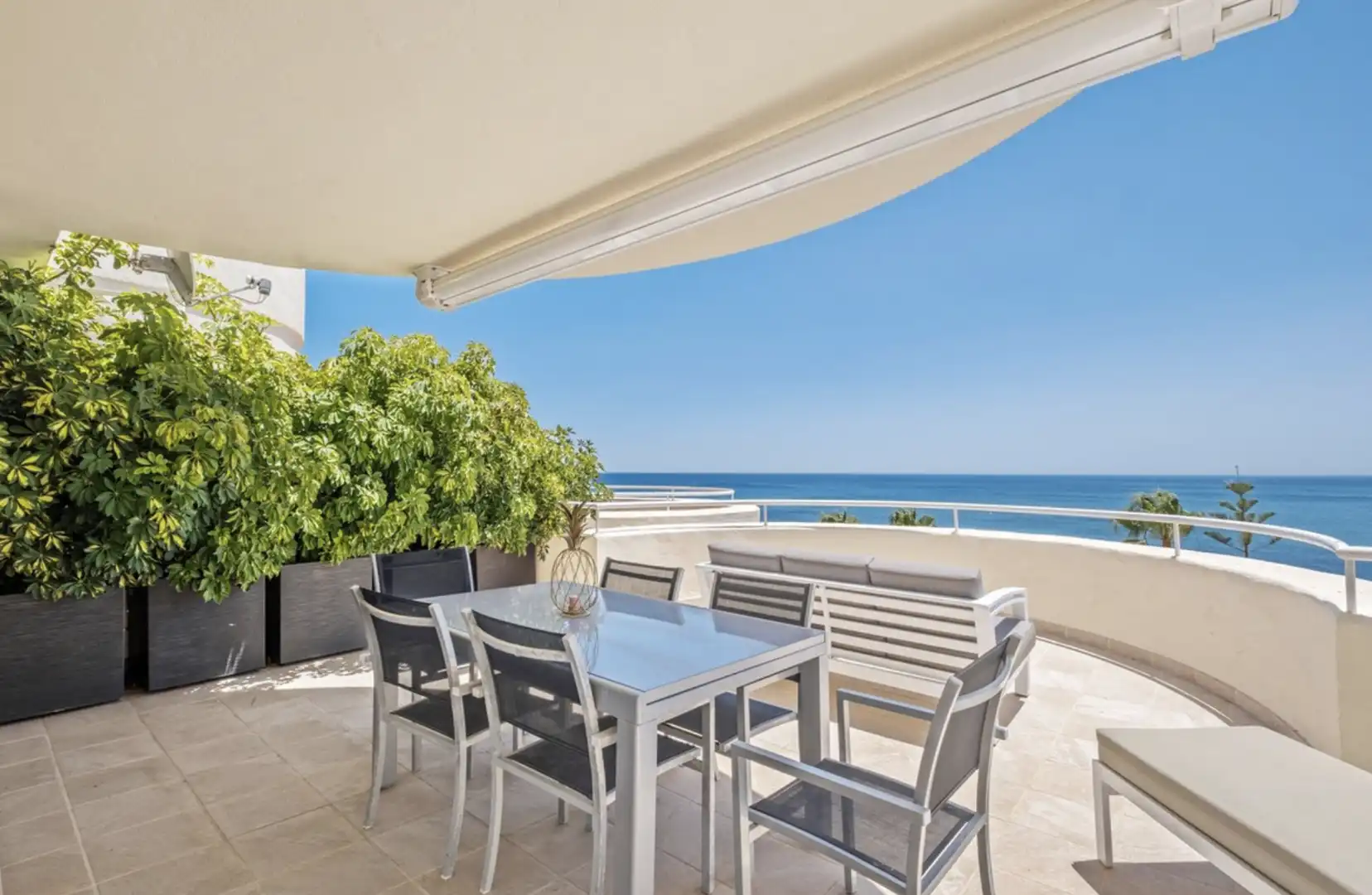 Terraza de Apartamento en venta en Estepona con Aire acondicionado, Calefacción y Terraza