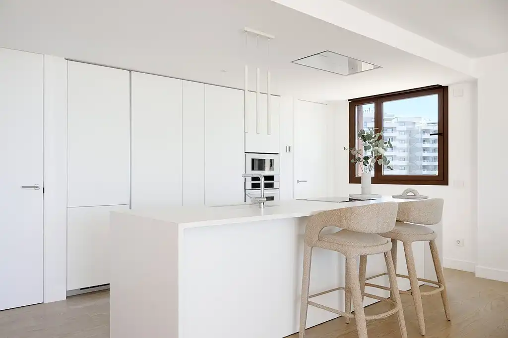 Cuina de Àtic en venda en  Palma de Mallorca amb Aire condicionat, Calefacció i Terrassa