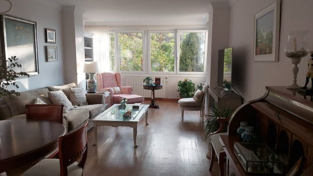Living room of Flat for sale in Málaga Capital  with Air Conditioner, Terrace and Storage room