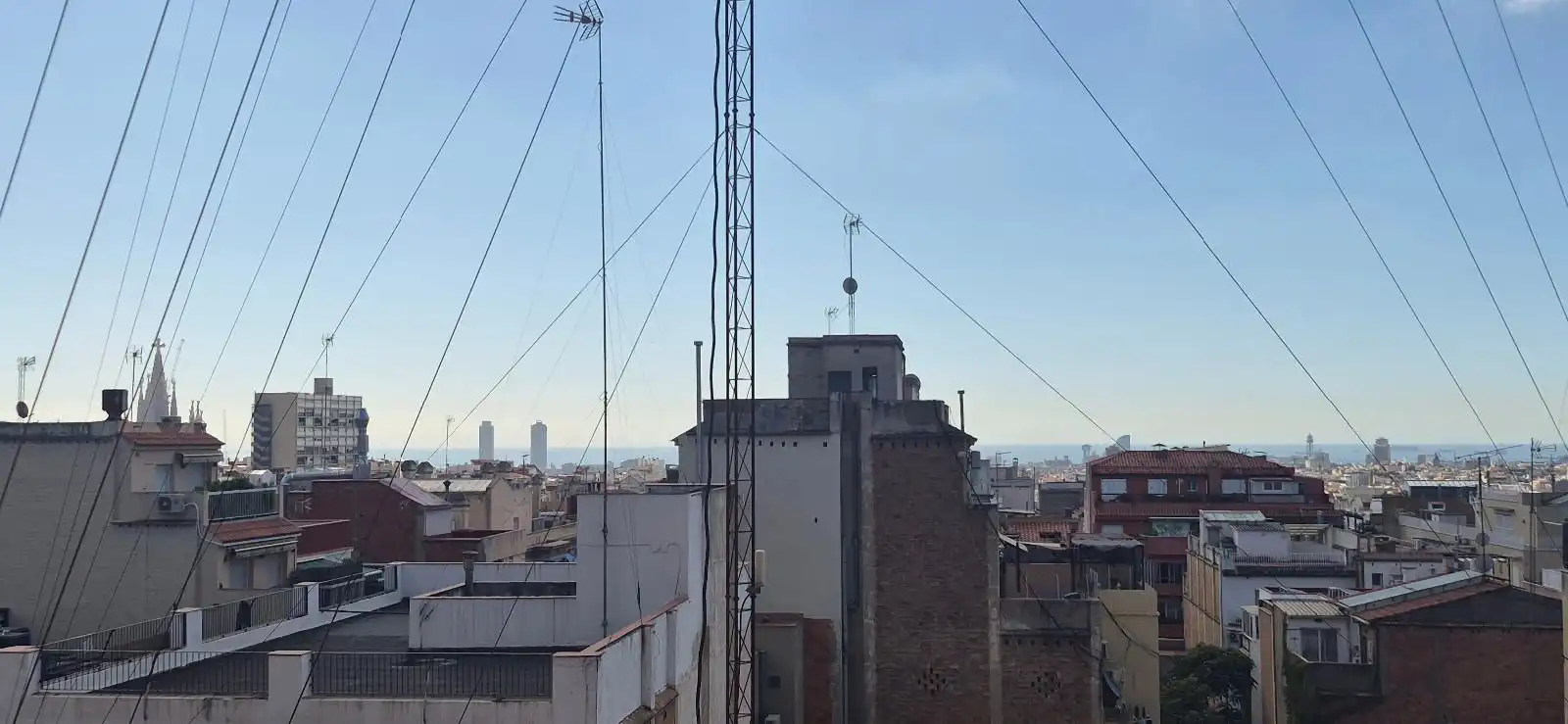 Exterior view of Attic for rent in Barcelona  with Air Conditioner, Terrace and Furnished